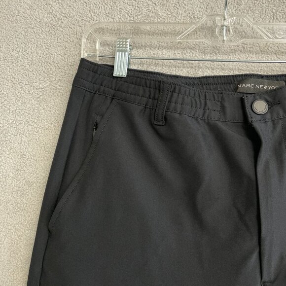 NWOT Marc New York Men's 36x30 Black Tech Pants Polyester Spandex - Picture 7 of 8